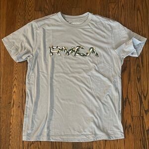 RVCA Light Blue Short Sleeve Tee